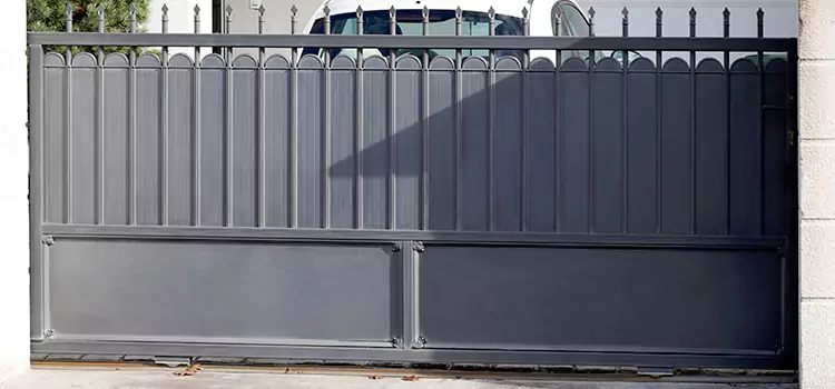 Metal Driveway Gate Installation Plano